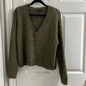 Green Fluffy Sweater